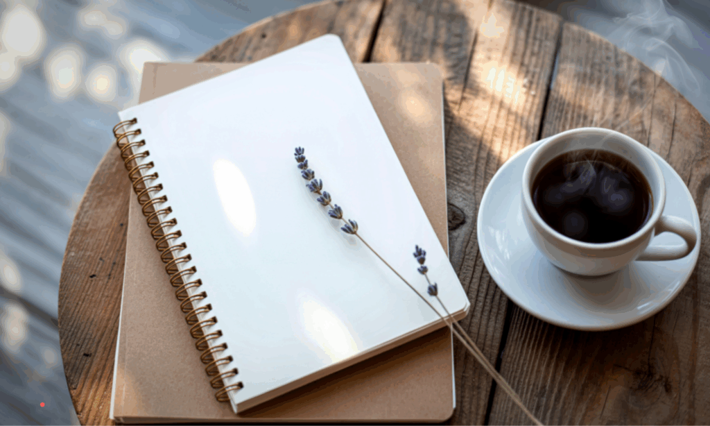 structured journaling routine notebook example
