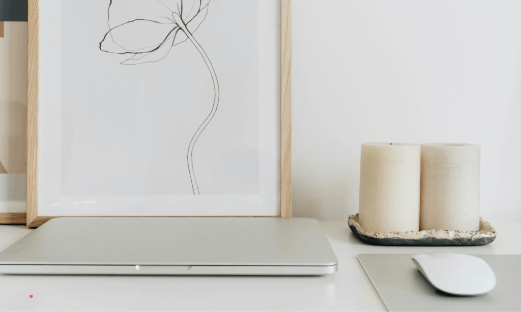 calm writing space for self-reflection and trauma healing journaling