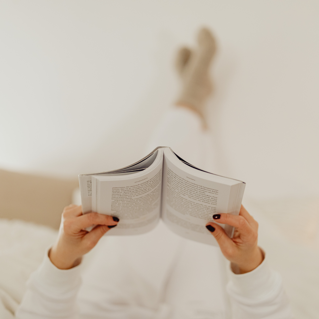 reflective reading and journaling moment for emotional healing and self-discovery